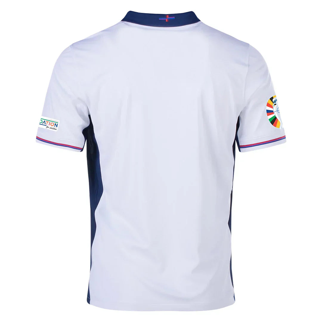 England 2024 Home Jersey with Euro-Patches