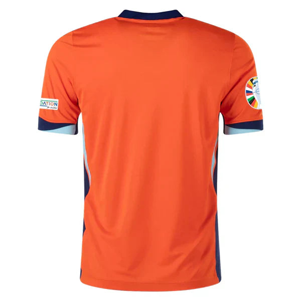 Netherlands 2024 Heimtrikot Herren mit Euro-Patches