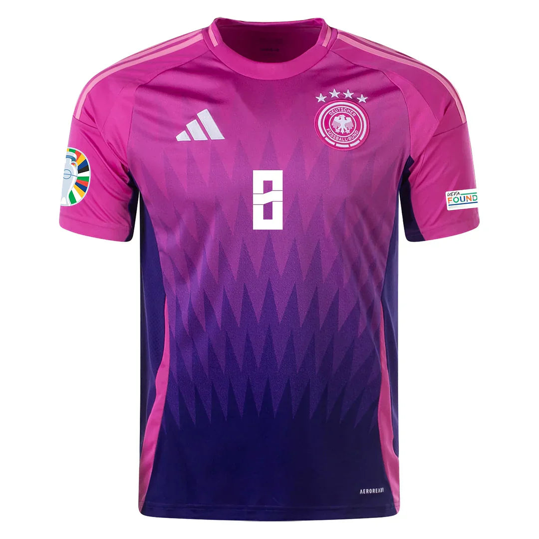DFB 24 AUSWÄRTSTRIKOT mit Euro-Patches 8 KROOS
