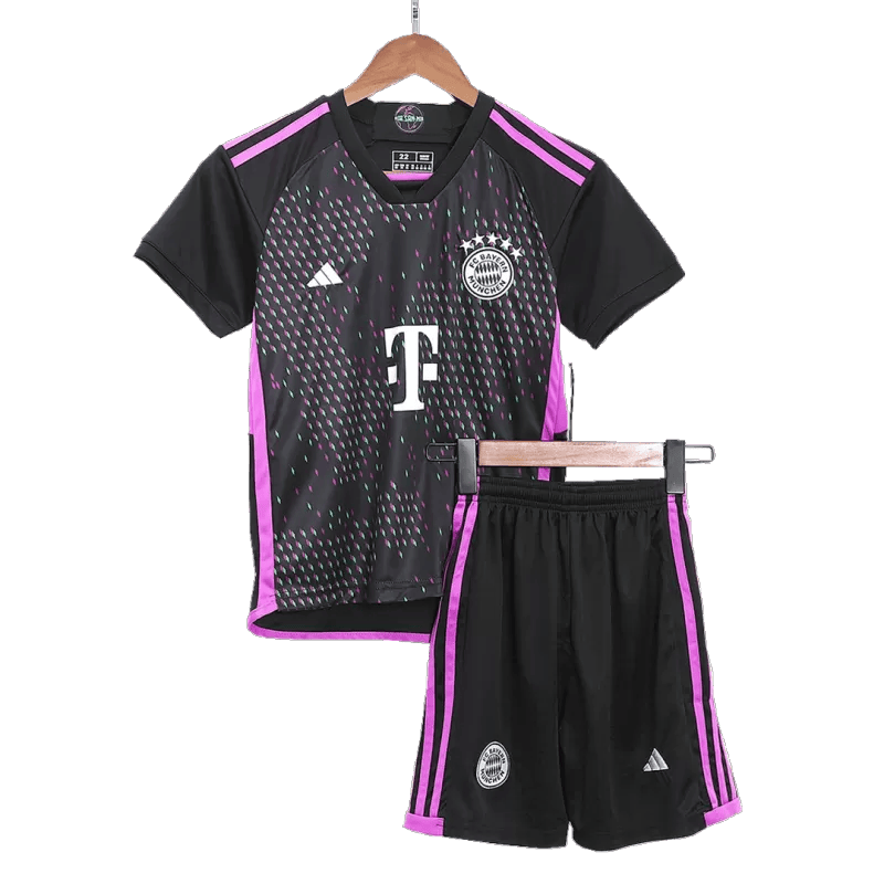 Bayern Munchen 23/24 Auswärtstrikot Kinder Kit