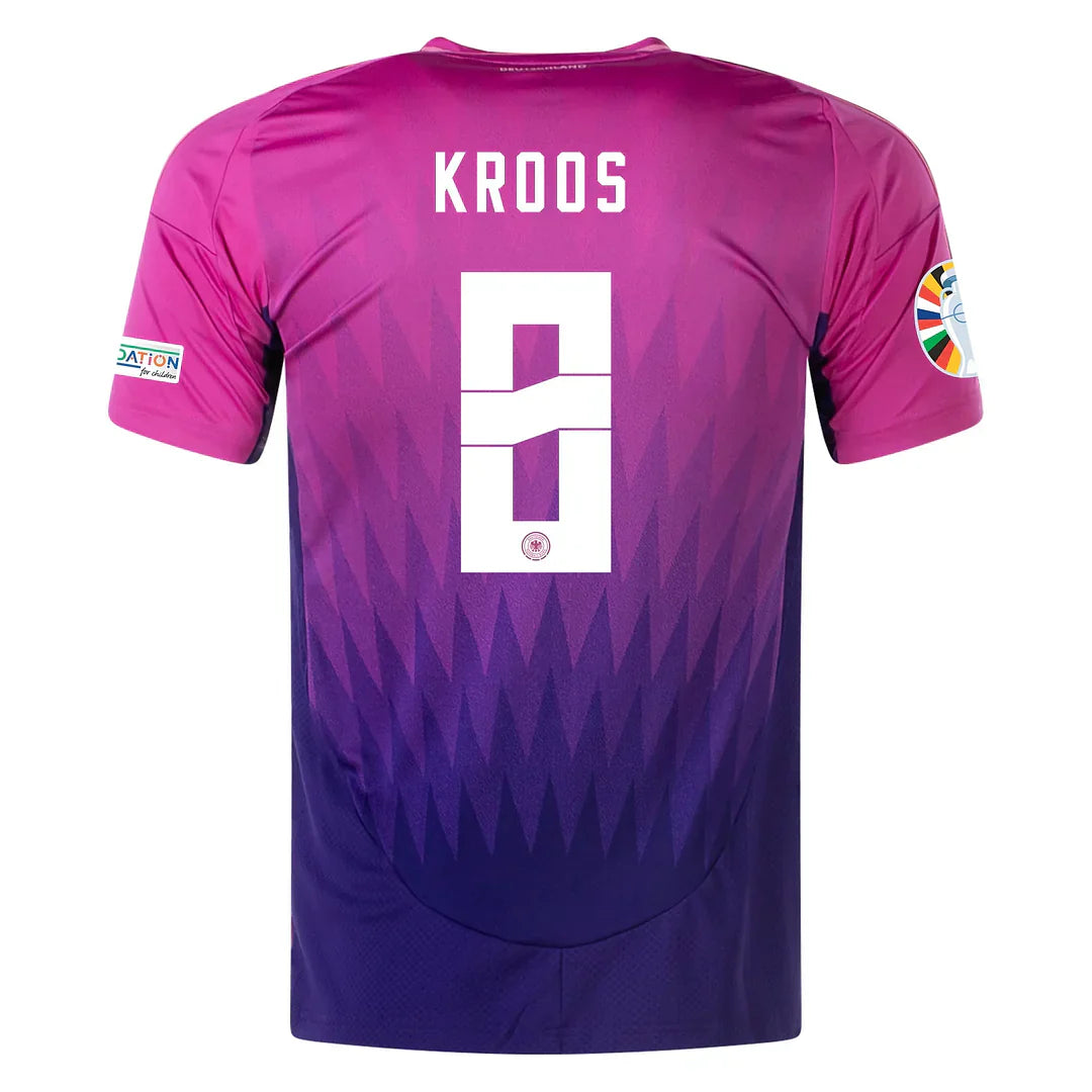 DFB 24 AUSWÄRTSTRIKOT mit Euro-Patches 8 KROOS
