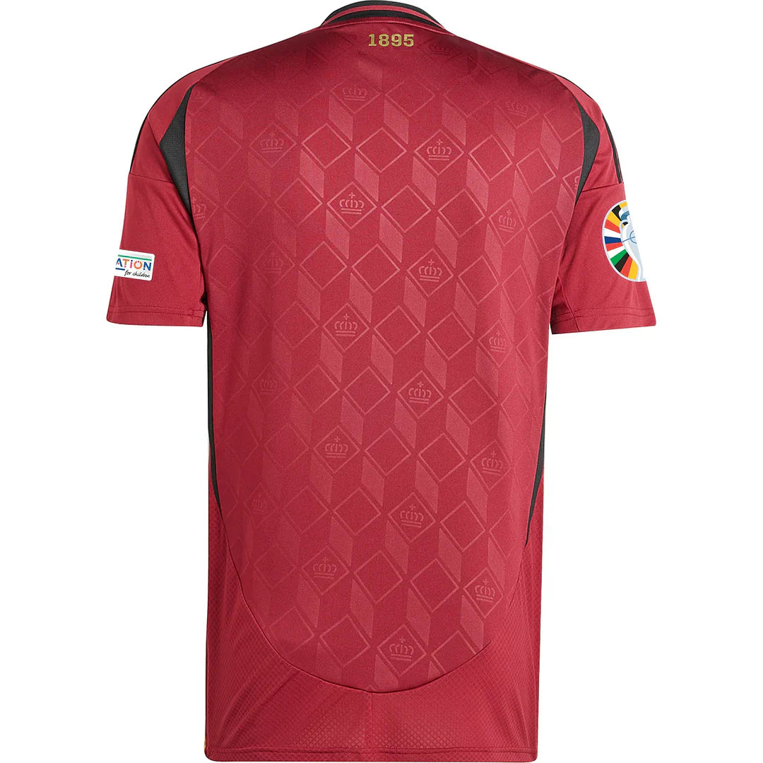 Belgien 2024 Heimtrikot Herren mit Euro-Patches