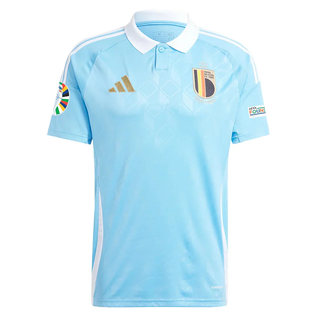 Belgien 2024 Auswärtstrikot Herren mit Euro-Patches