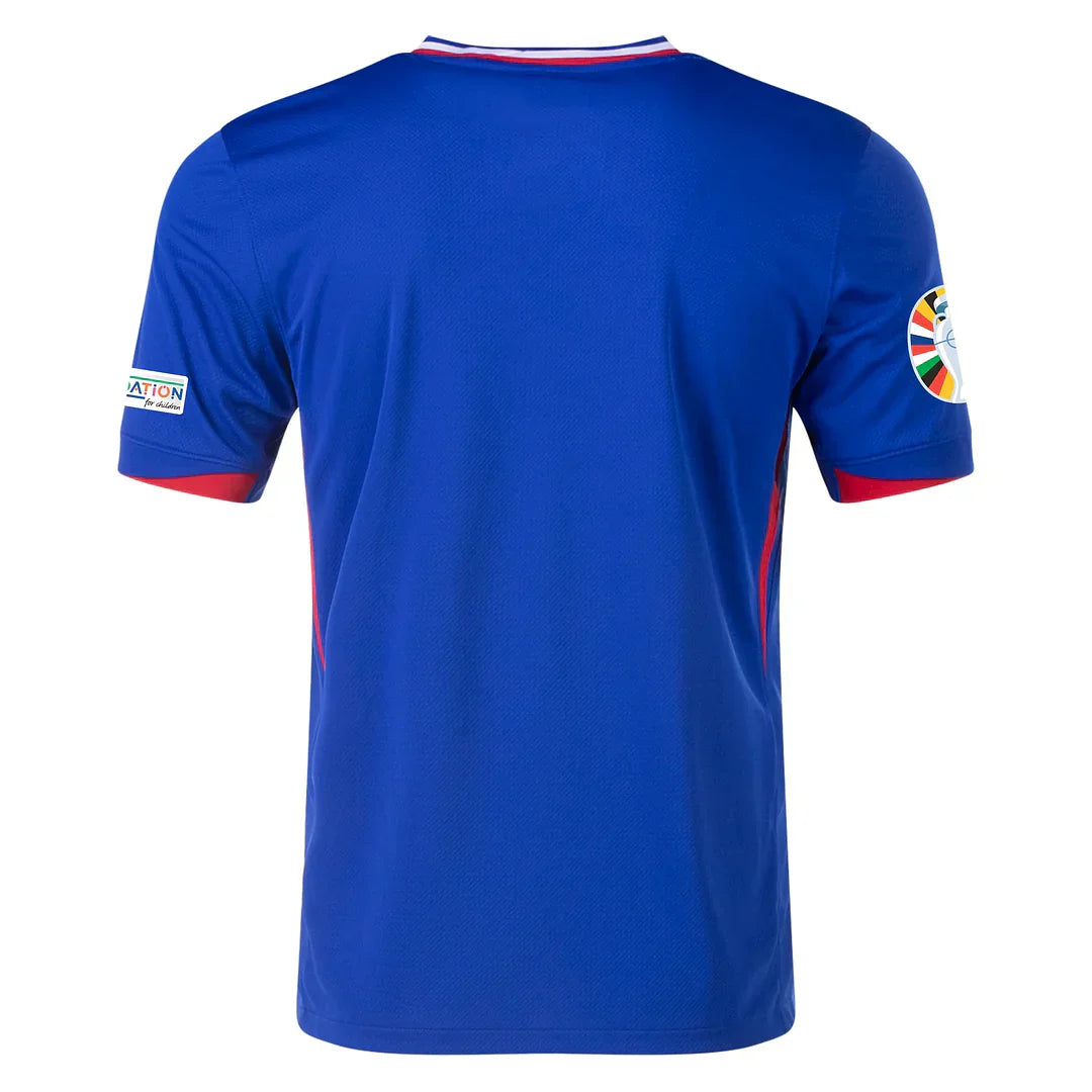 France 2024 Heimtrikot Herren mit Euro-Patches