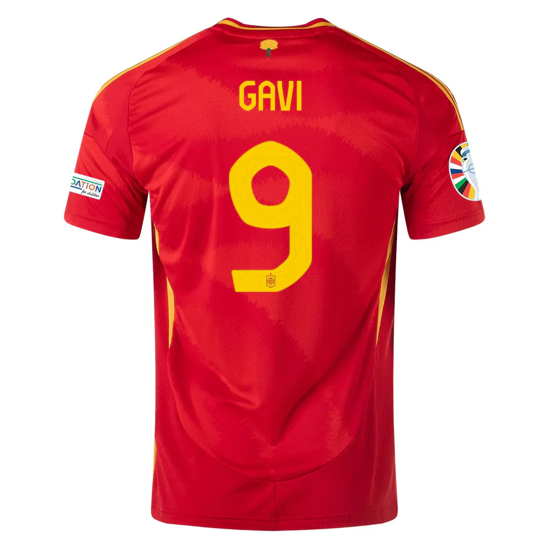 Gavi #9 Espanã 2024 Primeira Eurocopa Parches