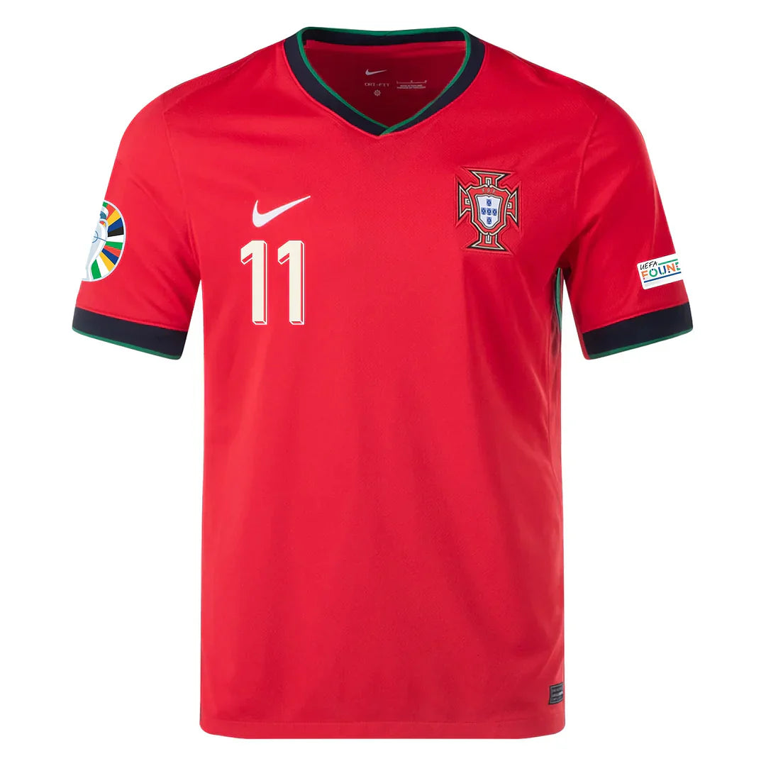 João Félix #11 Portugal 2024 Heimtrikot Herren mit Euro-Patches