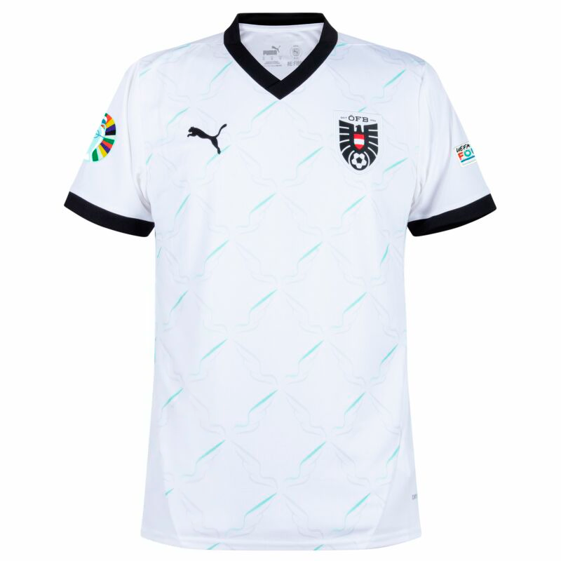 Arnautović #7 Österreich 2024 Auswärtstrikot Herren mit Euro-Patches