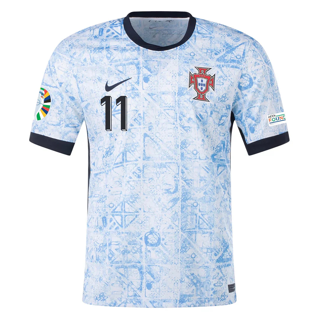 João Félix #11 Portugal 2024 Auswärtstrikot Herren mit Euro-Patches