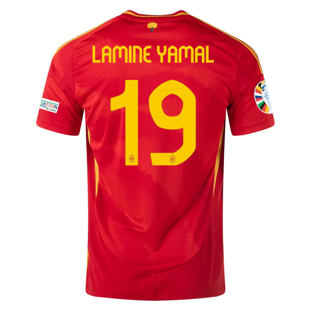 Lamine Yamal #19 Espanã 2024 Primeira Eurocopa Parches