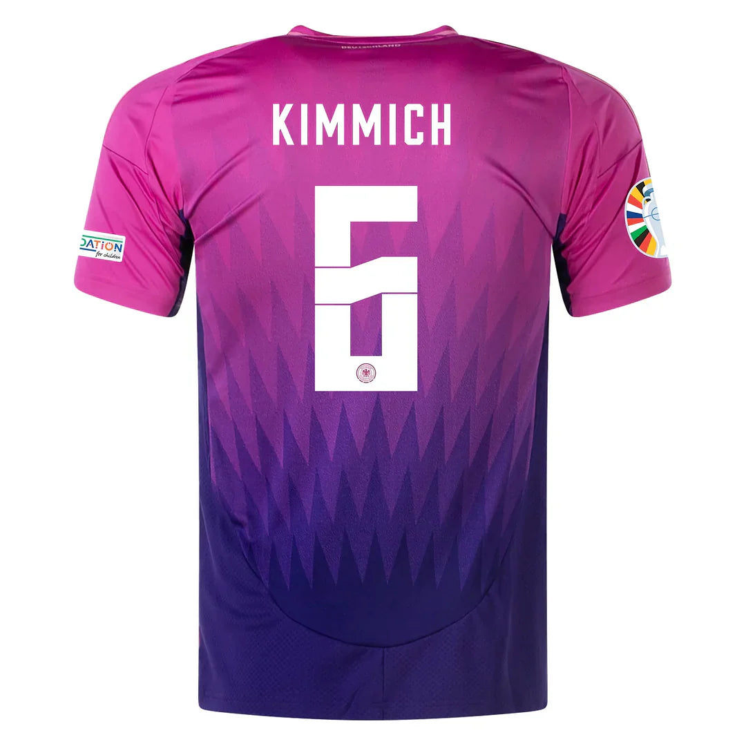 DFB 24 AUSWÄRTSTRIKOT mit Euro-Patches 6 KIMMICH