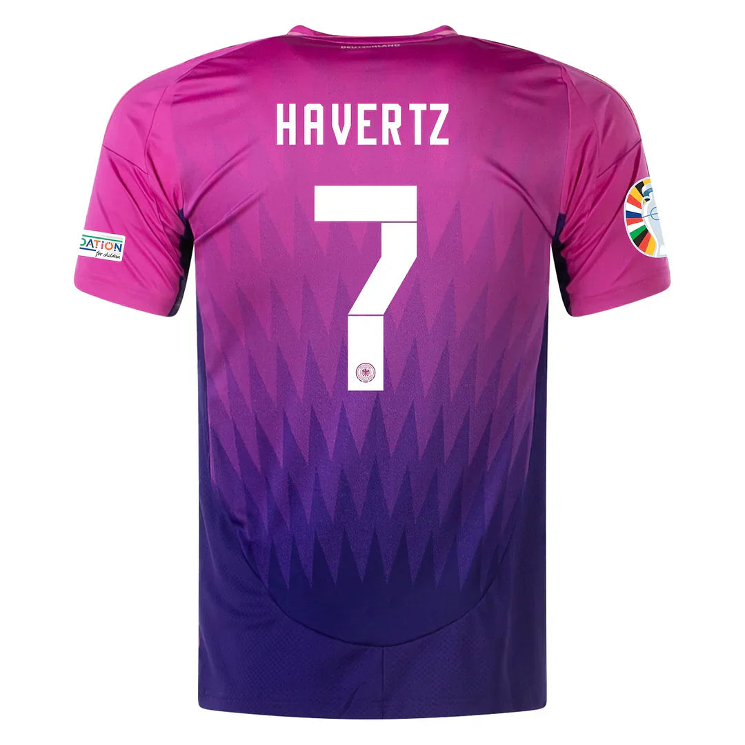 DFB 24 AUSWÄRTSTRIKOT mit Euro-Patches 7 HAVERTZ